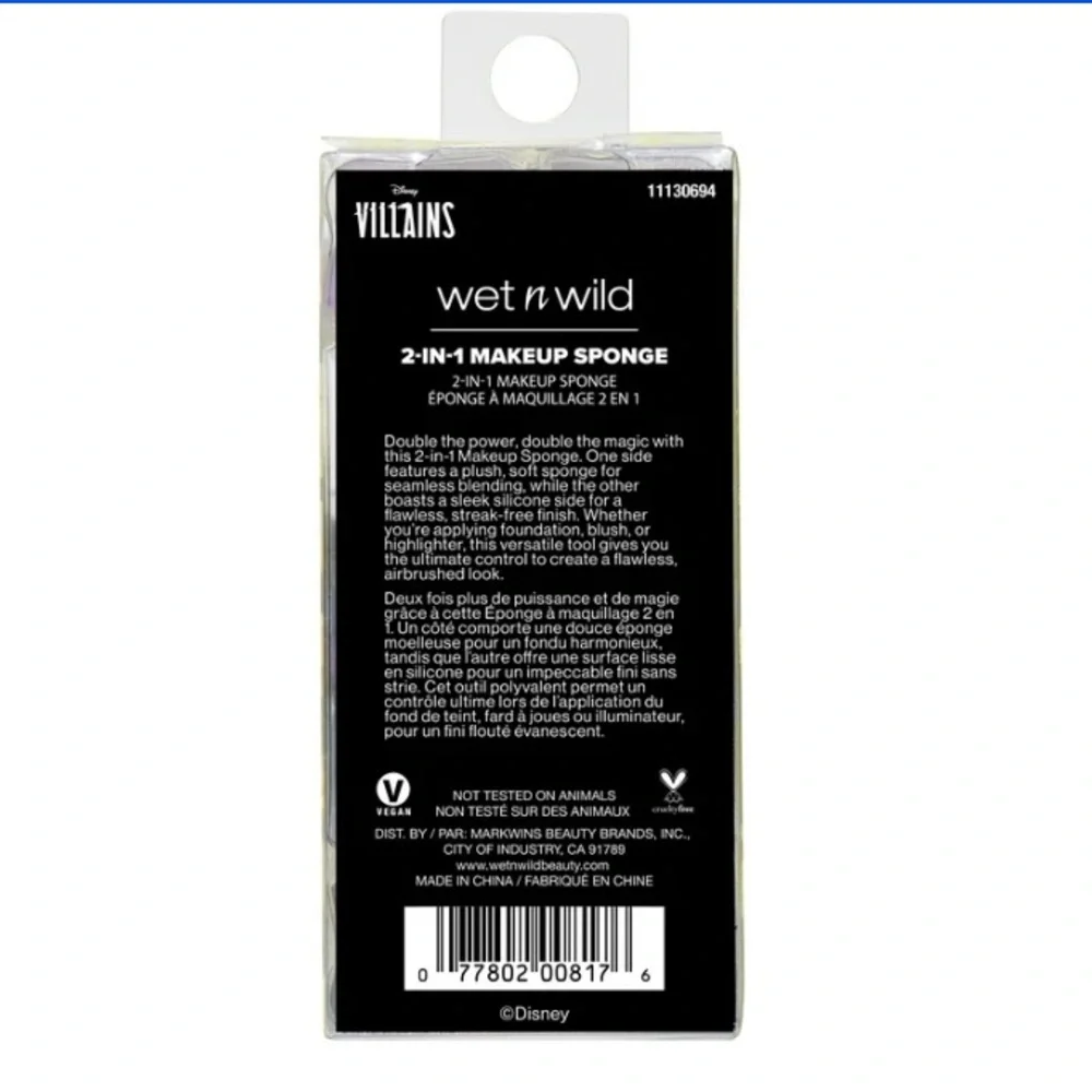 Wet n Wild Disney Villains 2-in-1 Makeup Sponge - Maleficient